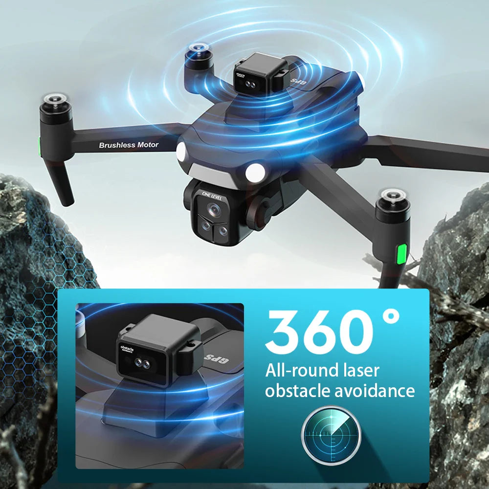 Drone Lenovo A1R 3S 8K GPS avec Évitement d'Obstacles Laser