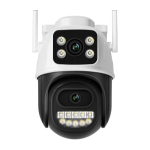 Caméra Extérieure WiFi 12MP 6K avec Zoom Numérique 8X et Détection Humaine AI