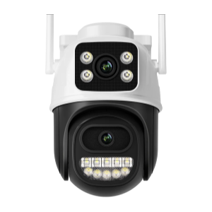 Caméra Extérieure WiFi 12MP 6K avec Zoom Numérique 8X et Détection Humaine AI