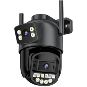 Caméra extérieure PTZ 10MP avec WIFI et double objectif 8MP