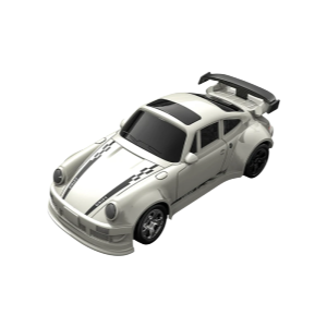 Voiture RC Haute Vitesse 1/64 4WD Mini GTR Télécommandée avec Batterie Lithium Jouet Garçon