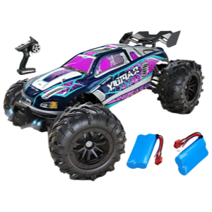 Voiture RC à dérive 1:16, 80 km/h, LED, 4WD, camion monstre télécommandé pour enfants et adultes