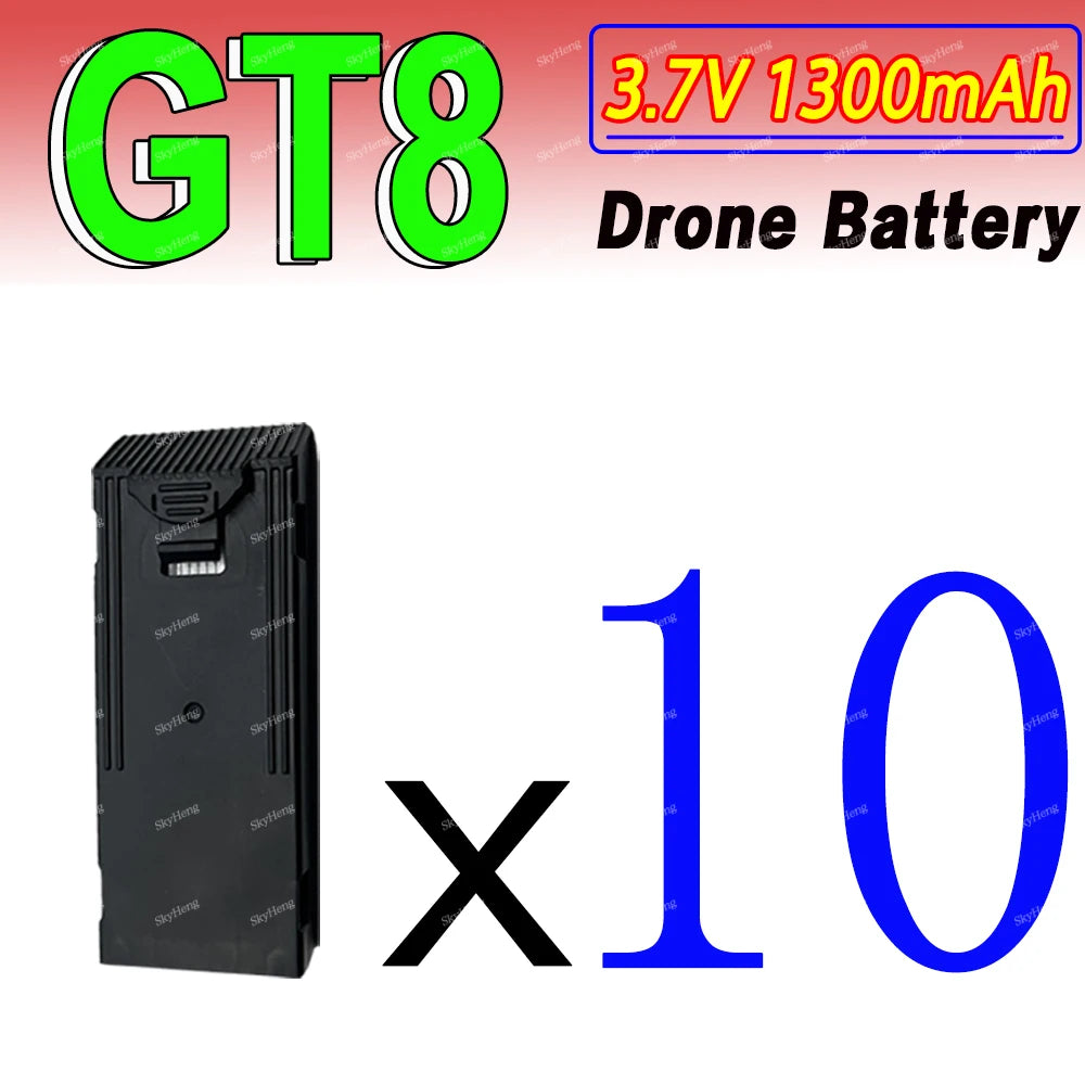 Batterie Lipo originale 3,7V 1300mAh avec port USB C pour drone GT8 4K
