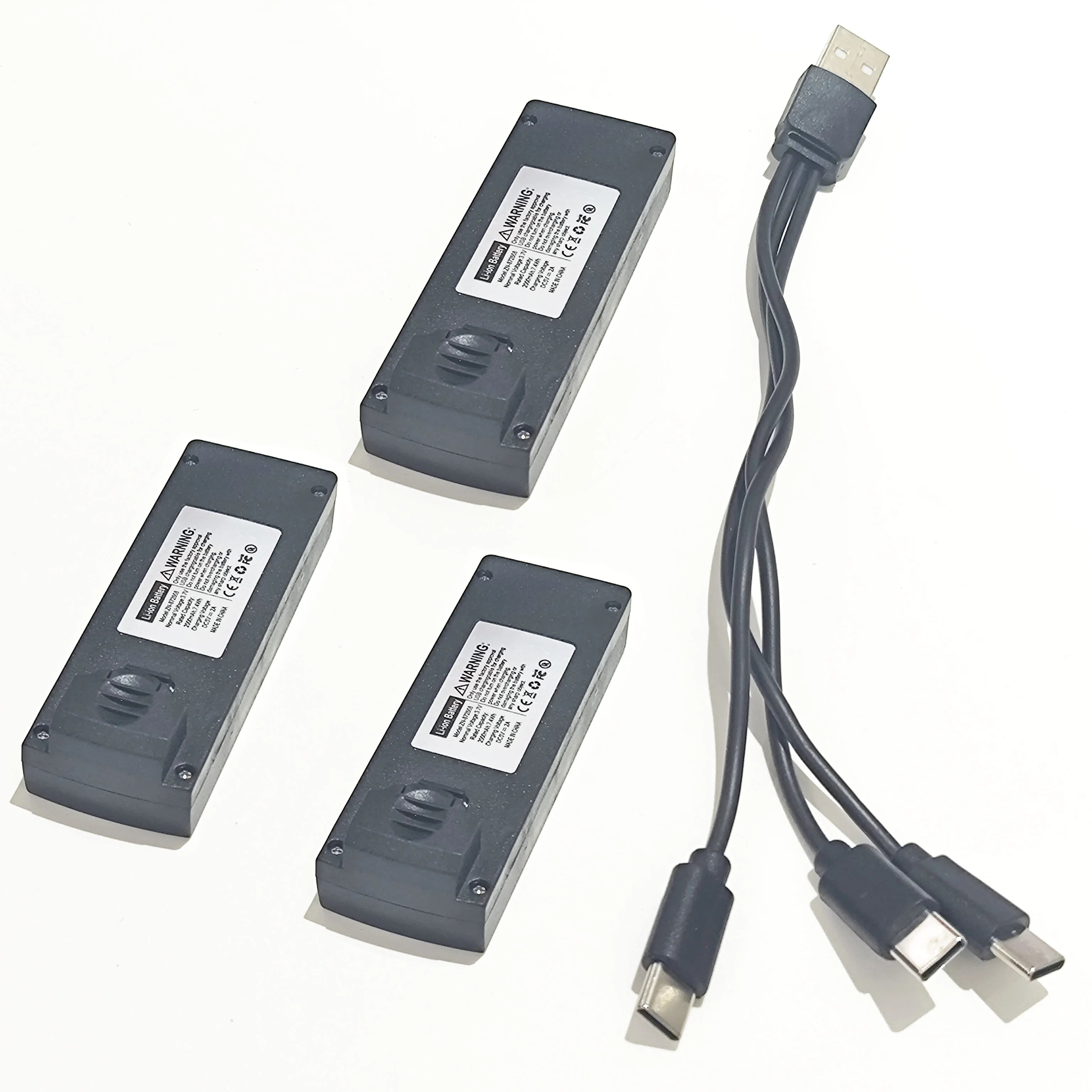 Batterie Lithium 3.7V 2000mAh et Câble pour Drone L106 Pro Max