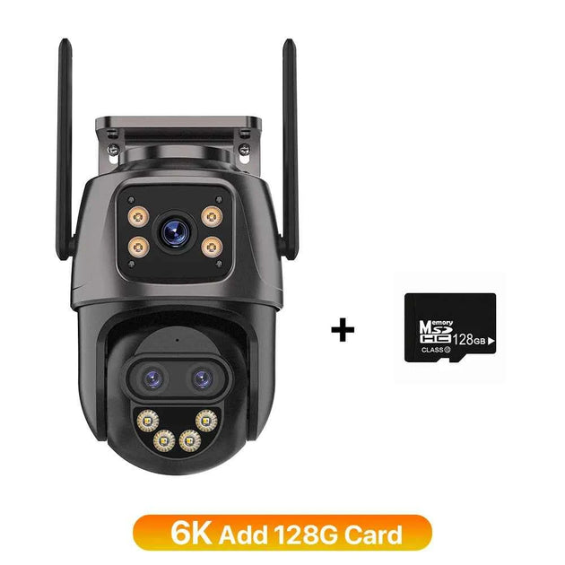 Caméra de Sécurité IP 6K Extérieure 9MP HD avec Zoom 8x, PTZ & Détection AI