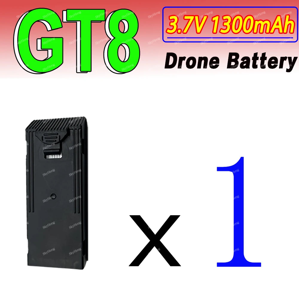 Batterie Lipo originale 3,7V 1300mAh avec port USB C pour drone GT8 4K