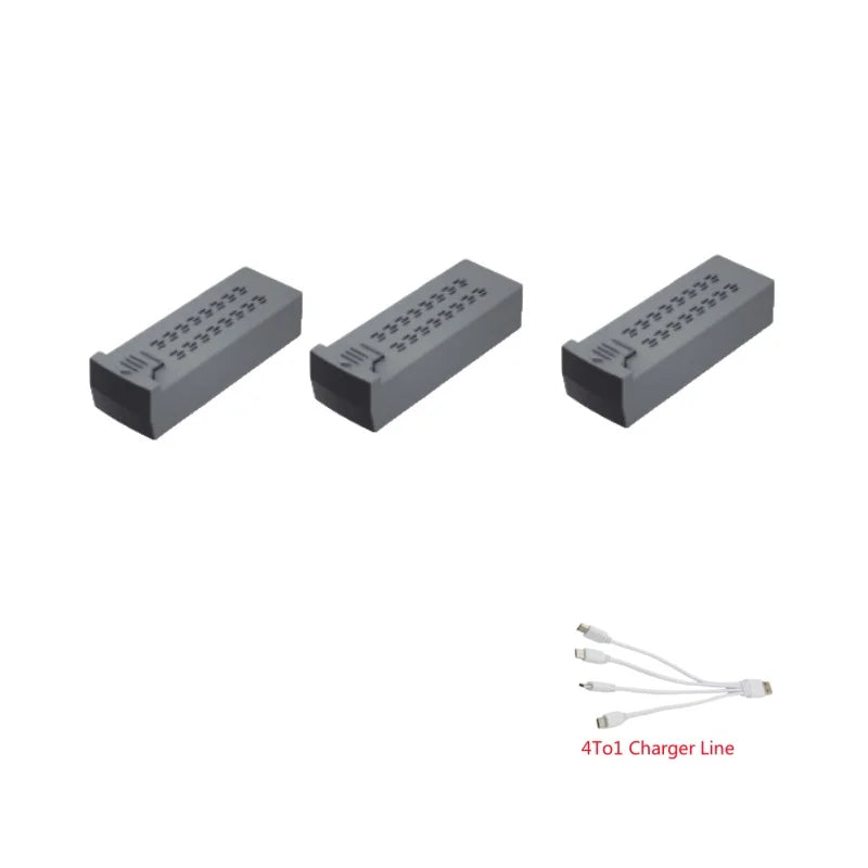 Batterie 7.4V 3000mAh et pièces détachées pour drone RC F8 MAX