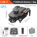 Détails du design élégant et léger du LYZRC L106-1 GPS Drone, pesant seulement 182g, parfait pour la maniabilité.