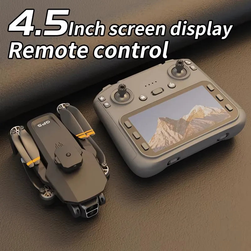 Fonctionnalités du drone professionnel GPS L106-1, comme le mode suivi et le contrôle par application.