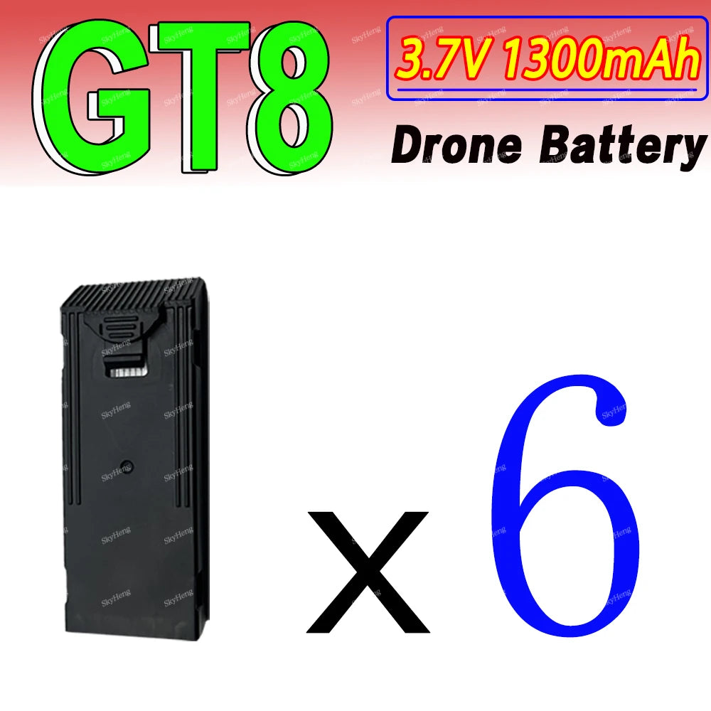 Batterie Lipo originale 3,7V 1300mAh avec port USB C pour drone GT8 4K