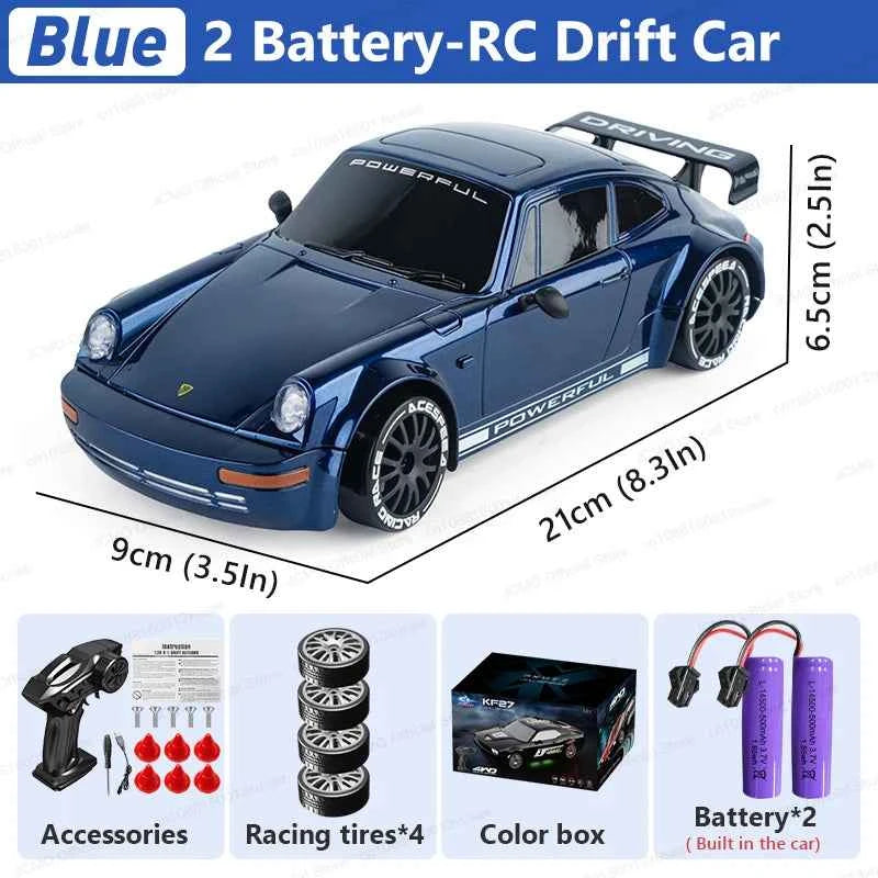 JCMO KF27 Voiture Télécommandée Enfants 1:20 4WD Haute Vitesse RC 2.4G Drift Car Jouet