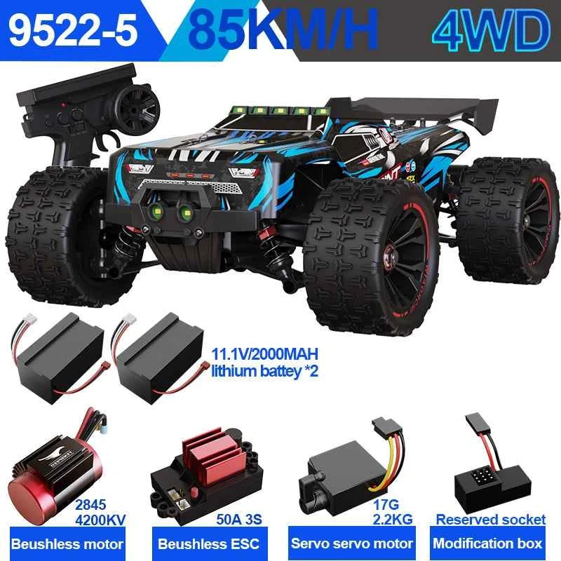 Voiture RC haute vitesse 85 KM/H SCY9522PRO 4WD tout-terrain pour Enfants et Adultes - Performance Exceptionnelle