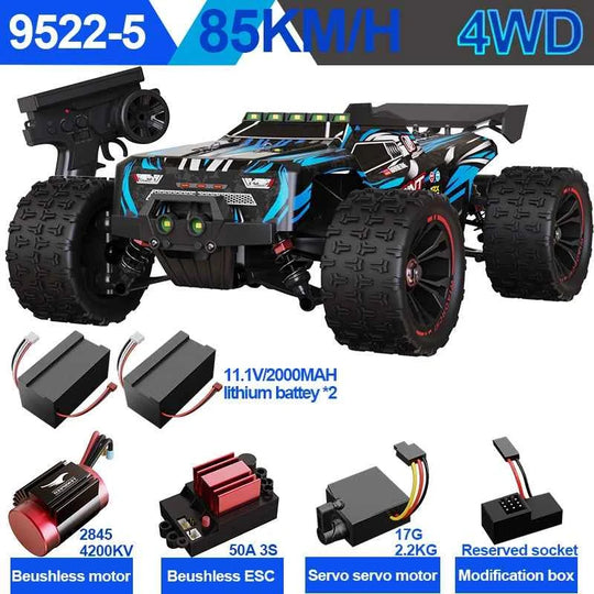 Voiture RC haute vitesse 85 KM/H SCY9522PRO 4WD tout-terrain pour Enfants et Adultes - Performance Exceptionnelle
