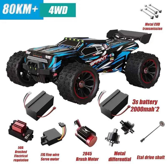 Voiture Télécommande Hautes Vitesses SCY9522PRO 85 KM/H 4WD Tout-Terrain 1:16 RC Drift