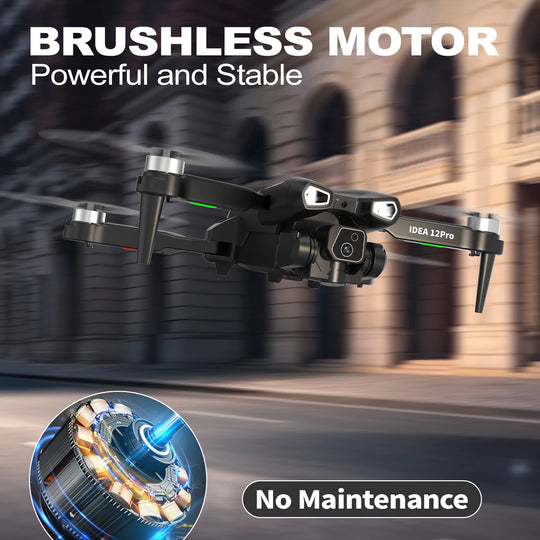 Accessoires inclus avec le drone IDEA12Pro, parfait pour les pilotes débutants intéressés par la capture de vidéos et images avec un drone caméra 4K.