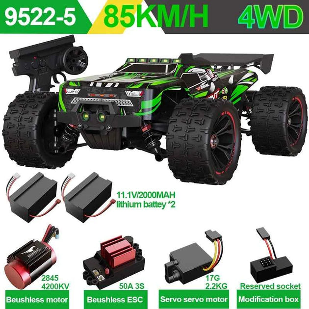 Voiture RC haute vitesse 85 KM/H SCY9522PRO 4WD tout-terrain pour Enfants et Adultes - Performance Exceptionnelle