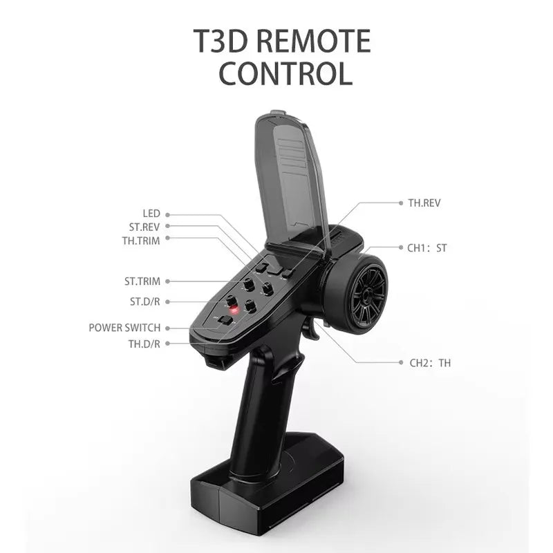 Caractéristiques techniques de la Hyper Go 14207 14208 14209, 1:14 4WD voiture rc tout terrain électrique, rapide et robuste.