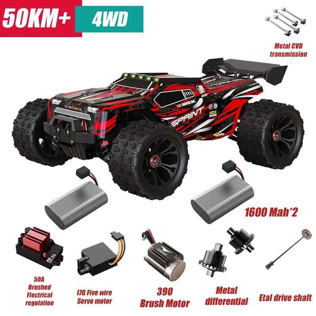 Voiture Télécommande Hautes Vitesses SCY9522PRO 85 KM/H 4WD Tout-Terrain 1:16 RC Drift