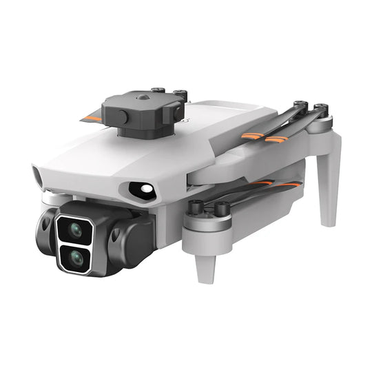 Vue latérale du drone professionnel GPS L106-1, mettant en avant son moteur sans balais performant.