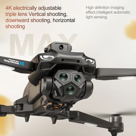 Vue de dessus du drone professionnel M33 MAX, offrant une excellente qualité vidéo en 4K, idéal pour les aventuriers, drone professionnel 4k.