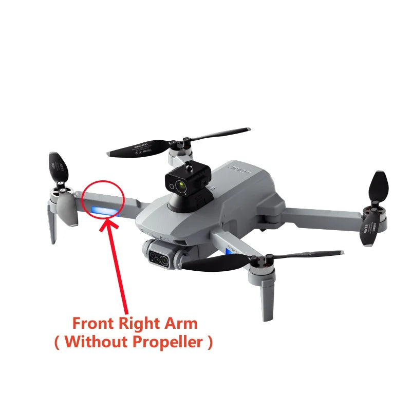 Batterie 7.4V 3000mAh et pièces détachées pour drone RC F8 MAX