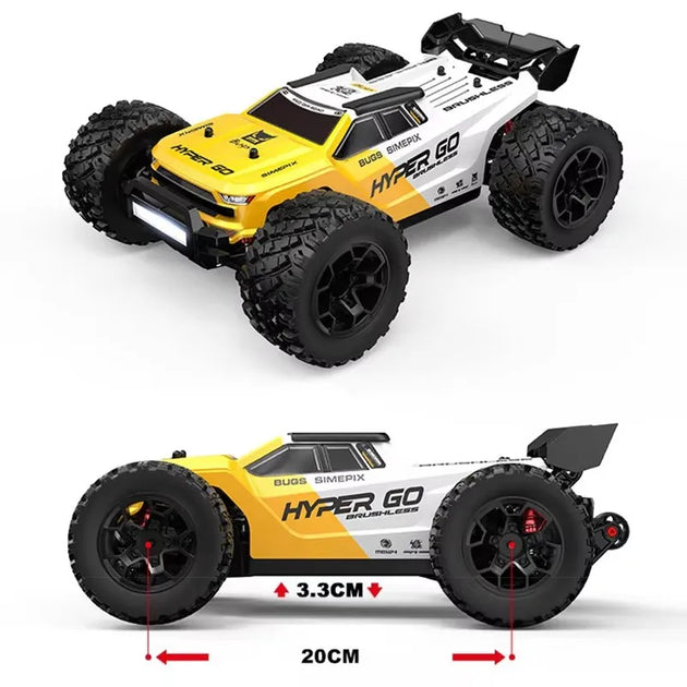 Entre le pilotage de la Hyper Go 14207 14208 14209, une voiture rc tout terrain performante conçue pour les amateurs de vitesse.
