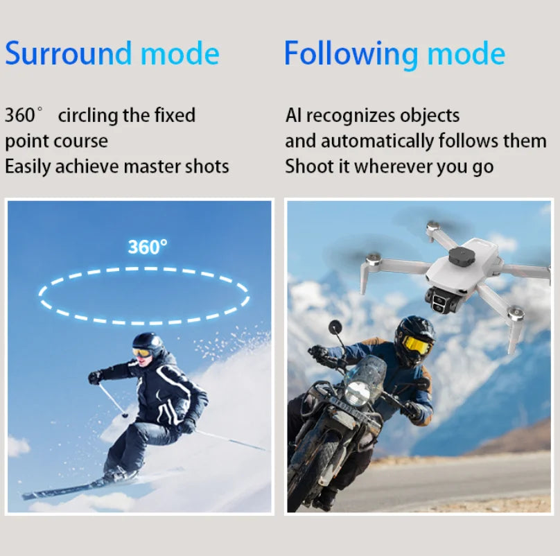 Configuration de la télécommande du LYZRC L106 MAX GPS Drone, un modèle de drone gps pliable facile à manœuvrer.