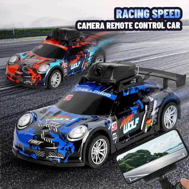 Voiture De Course RC Avec Caméra HD FPV, Télécommande, Vitesse Élevée, Pour Enfants 6-12 Ans