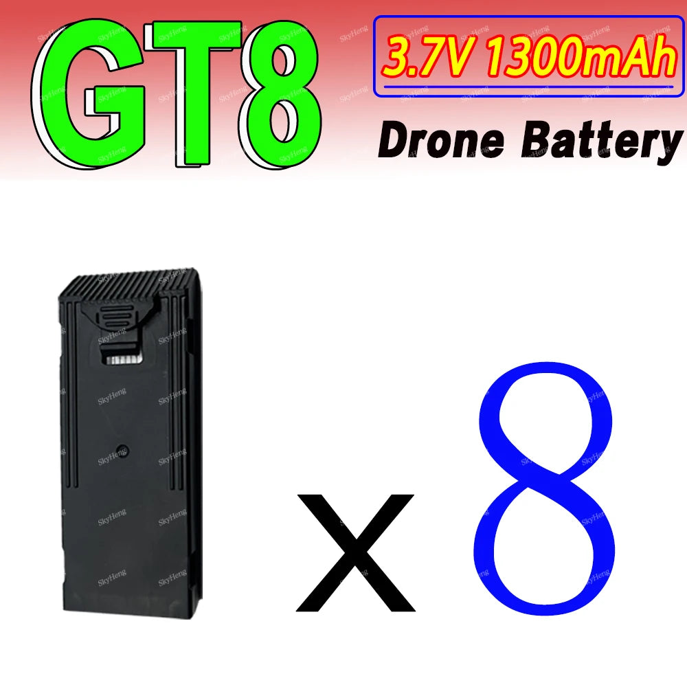 Batterie Lipo originale 3,7V 1300mAh avec port USB C pour drone GT8 4K