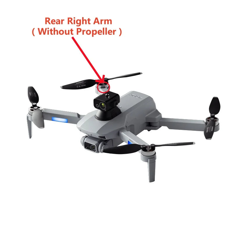 Batterie 7.4V 3000mAh et pièces détachées pour drone RC F8 MAX