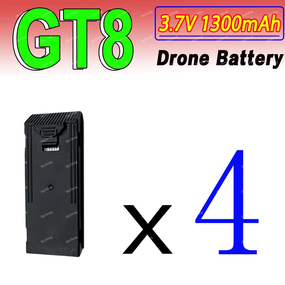 Batterie Lipo originale 3,7V 1300mAh avec port USB C pour drone GT8 4K
