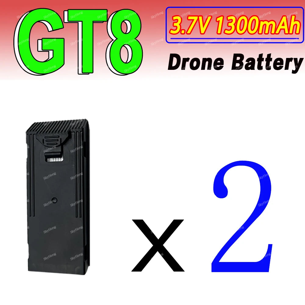 Batterie Lipo originale 3,7V 1300mAh avec port USB C pour drone GT8 4K