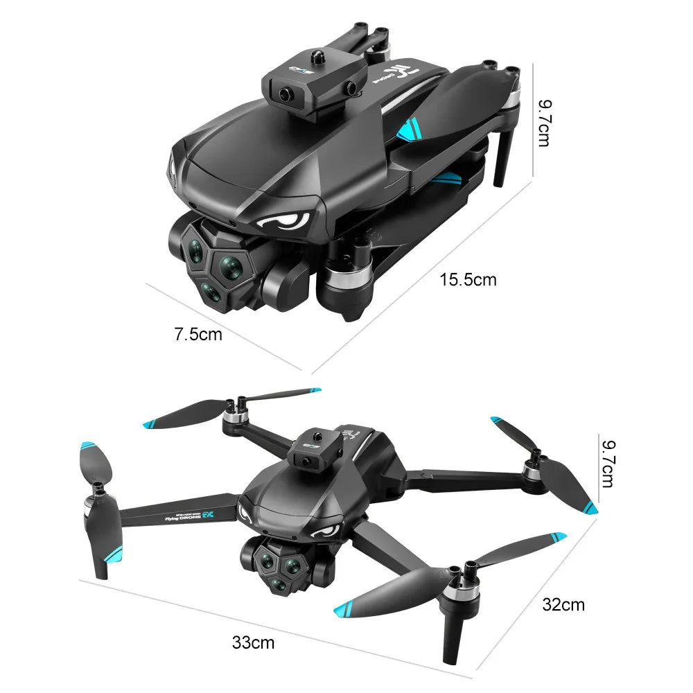 Drone professionnel M33 MAX en vol, montrant sa fluidité et sa capacité à filmer en 4K, idéal pour des aventures inoubliables, drone professionnel 4k.