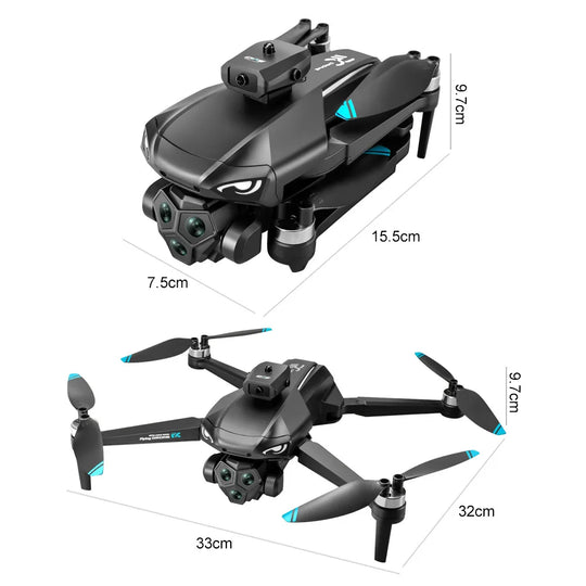 Drone professionnel M33 MAX en vol, montrant sa fluidité et sa capacité à filmer en 4K, idéal pour des aventures inoubliables, drone professionnel 4k.