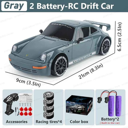 JCMO KF27 Voiture Télécommandée Enfants 1:20 4WD Haute Vitesse RC 2.4G Drift Car Jouet