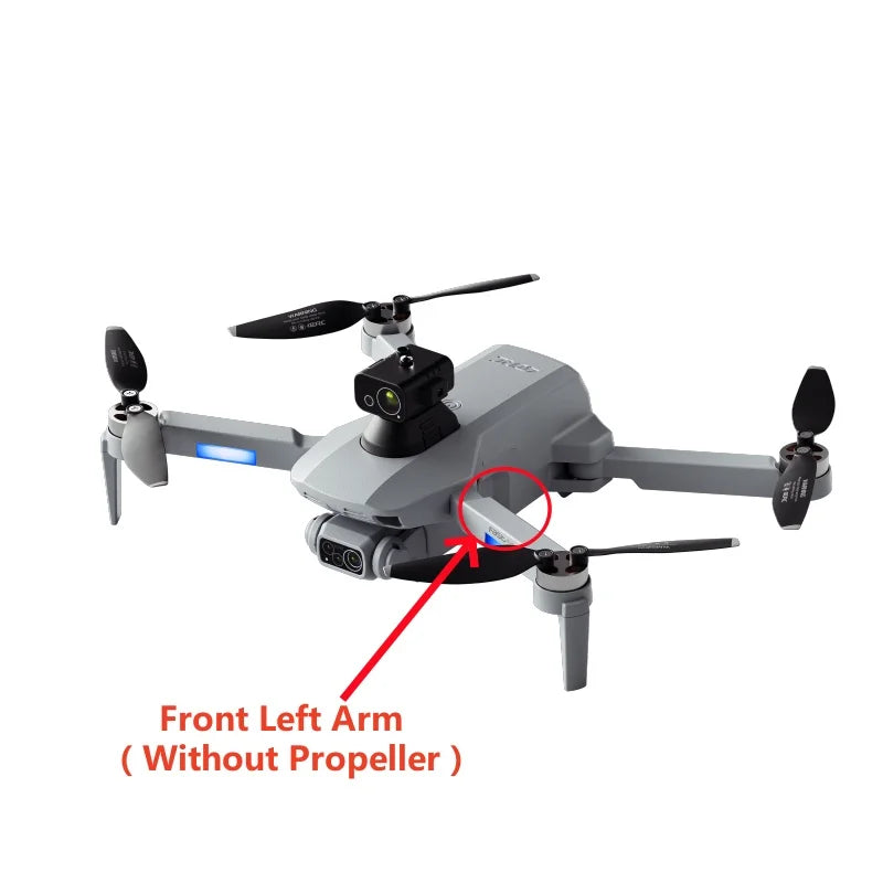 Batterie 7.4V 3000mAh et pièces détachées pour drone RC F8 MAX