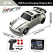 Voiture RC Haute Vitesse 1/64 4WD Mini GTR Télécommandée avec Batterie Lithium Jouet Garçon
