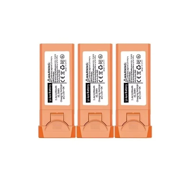 Batterie 7.4V 2200mAh pour drone L900 Pro et SE lot de 3 pièces