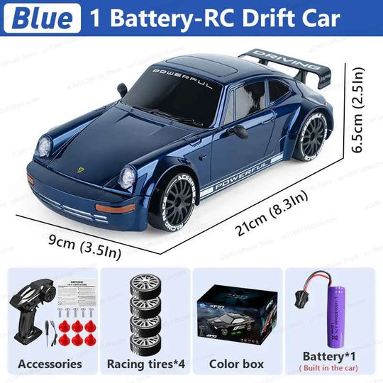 JCMO KF27 Voiture Télécommandée Enfants 1:20 4WD Haute Vitesse RC 2.4G Drift Car Jouet