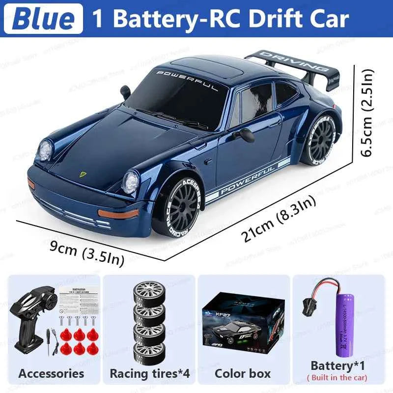 JCMO KF27 Voiture Télécommandée Enfants 1:20 4WD Haute Vitesse RC 2.4G Drift Car Jouet