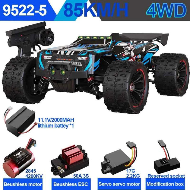 Voiture RC haute vitesse 85 KM/H SCY9522PRO 4WD tout-terrain pour Enfants et Adultes - Performance Exceptionnelle
