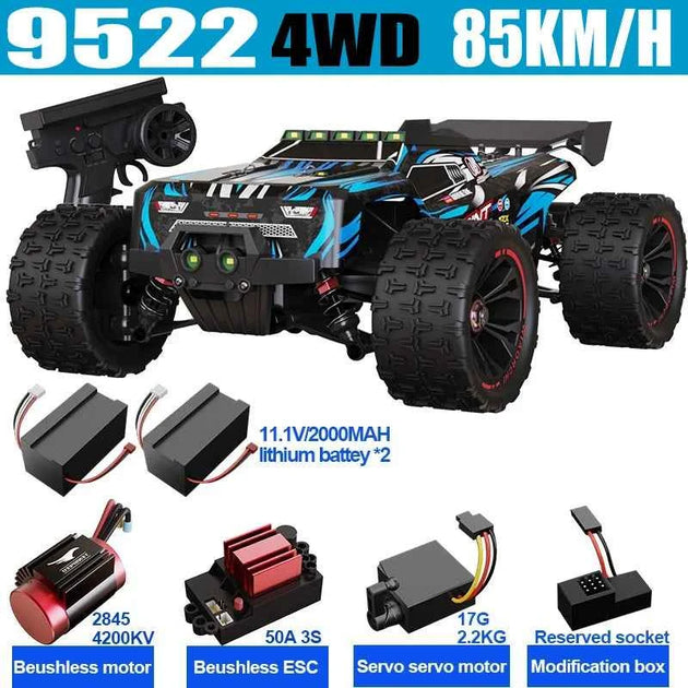 Voiture Télécommandée Tout Terrain SCY9522PRO 4WD 85 Km/h Haute Vitesse 1:16 Racing Car