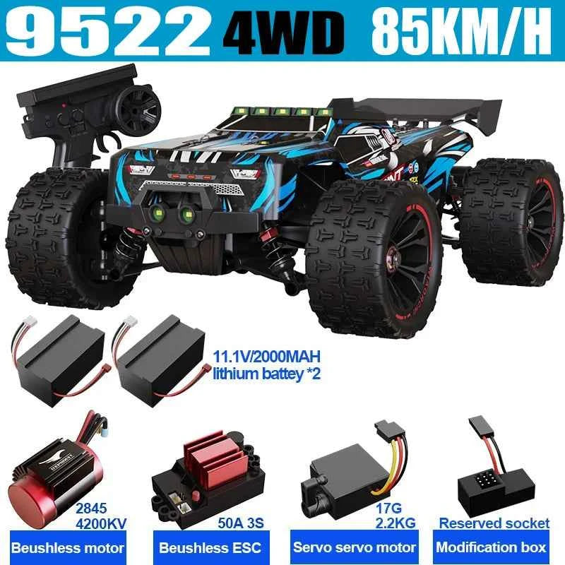 Voiture Télécommandée Tout Terrain SCY9522PRO 4WD 85 Km/h Haute Vitesse 1:16 Racing Car