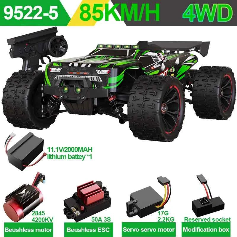 Voiture RC haute vitesse 85 KM/H SCY9522PRO 4WD tout-terrain pour Enfants et Adultes - Performance Exceptionnelle