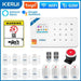Alarme de sécurité WiFi KERUI W181 avec Détecteur de Mouvement Caméra IP et Commande par App - Système d’alarme KIT 4