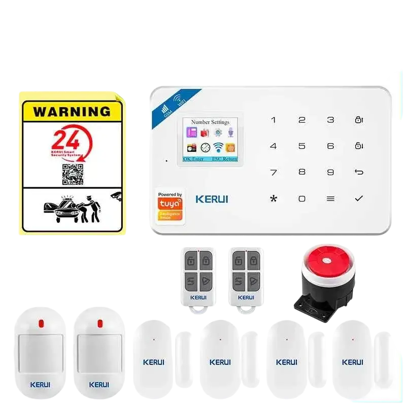 Alarme de sécurité WiFi KERUI W181 avec Détecteur de Mouvement Caméra IP et Commande par App - Système d’alarme KIT 3