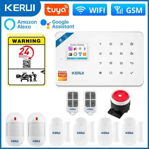 Alarme de sécurité WiFi KERUI W181 avec Détecteur de Mouvement Caméra IP et Commande par App - Système d’alarme KIT 3