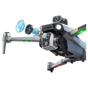 Nouveau K19 MAX GPS Drone professionnel 8K avec une caméra 2 axes sur cardan pour une vidéo stabilisée.