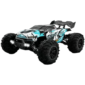 Voiture RC à dérive 1:16, 80 km/h, LED, 4WD, camion monstre télécommandé pour enfants et adultes