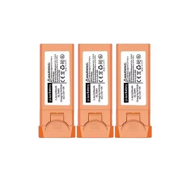 Batterie 7.4V 2200mAh pour drone L900 Pro et SE lot de 3 pièces - Se-Orange-3 Pièces - Batterie